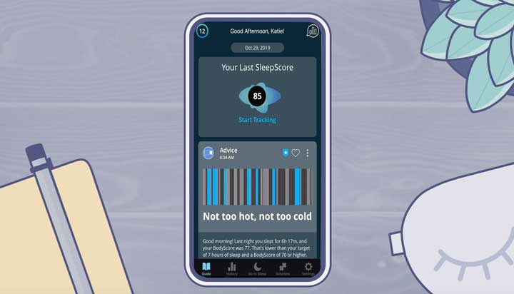 SleepScore app sleep tracker and analyzer