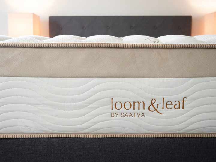 close up image of the Loom & Leaf mattress