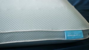 A close up image of the TEMPUR Cloud Cooling Pro pillow.