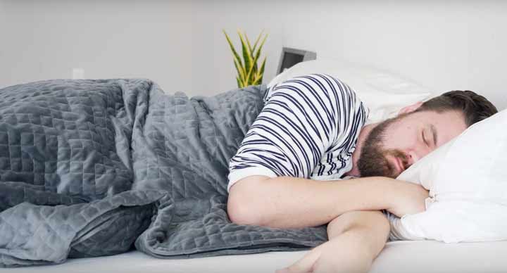 Best Weighted Blanket - Side Sleeping