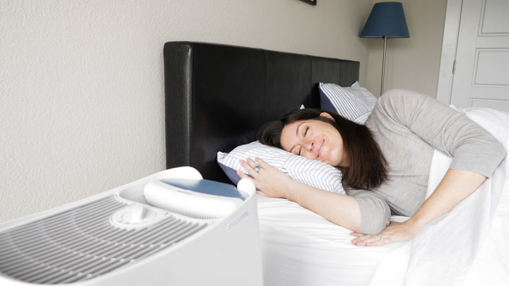 Honeywell Germ Free Cool Moisture Humidifier Review - sleep benefits