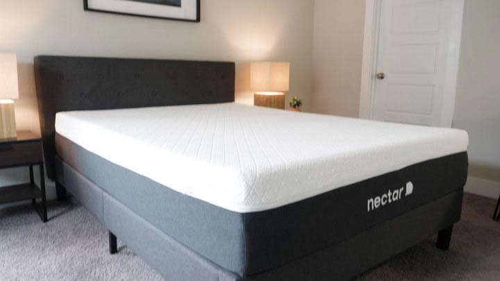 Nectar Lush Mattress On Bed Frame