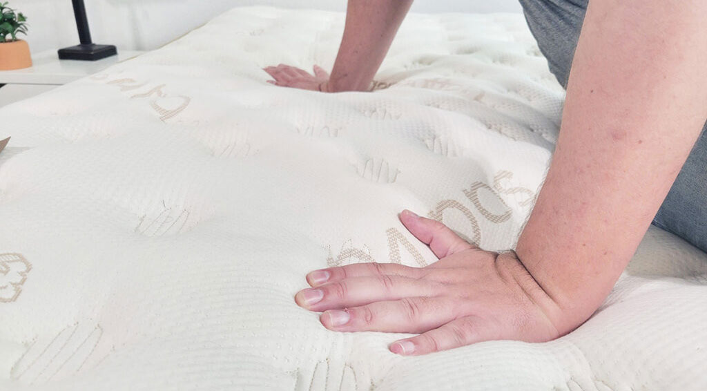 Testing a pillow-top mattress in our sleep lab