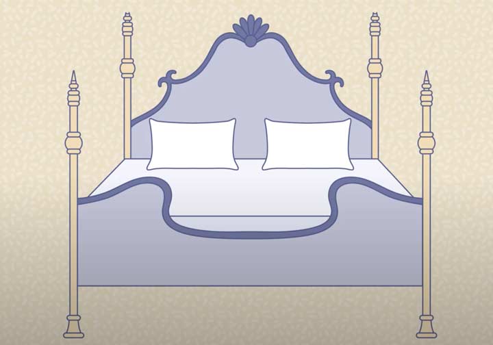 Antique Bed Graphic