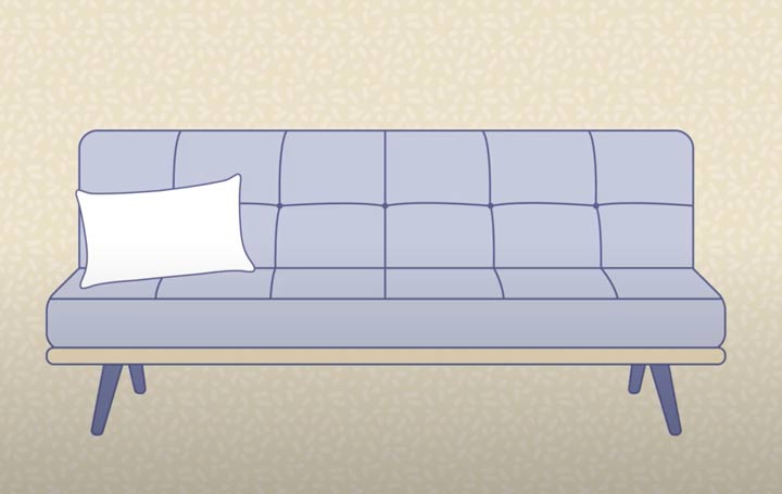 Futon Bed Graphic