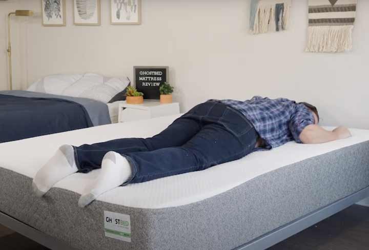 GhostBed Mattress - Stomach Sleeping