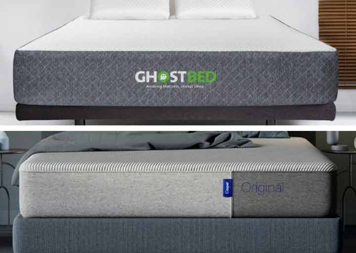 GhostBed vs. Casper Mattress (2024 Update) Personally Tested