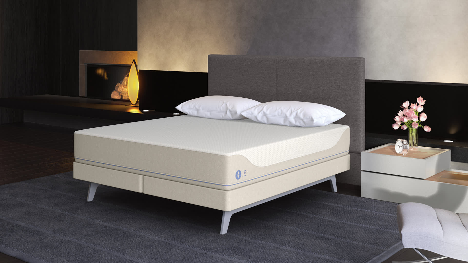 with Pump & Remote Used Select Comfort Sleep Number E King Size Dual Temp Layer 