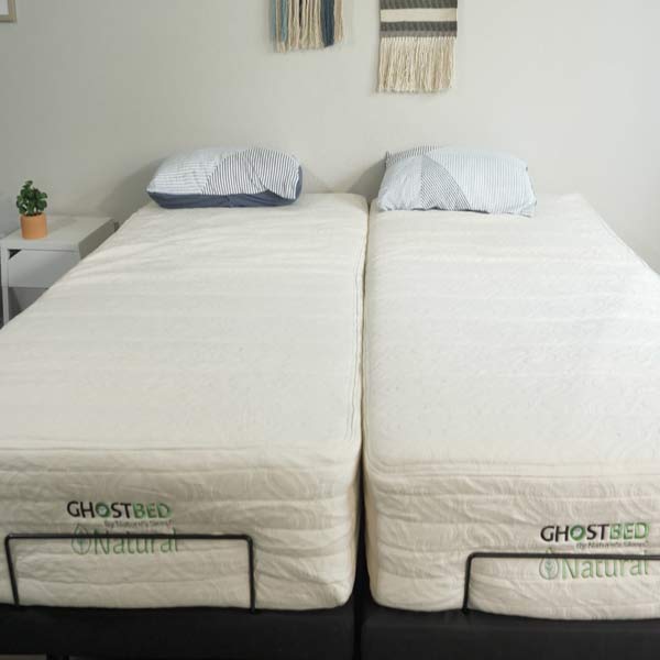 split king mattress in bedroom