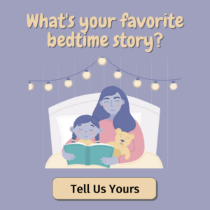 mother and daughter reading bedtime story