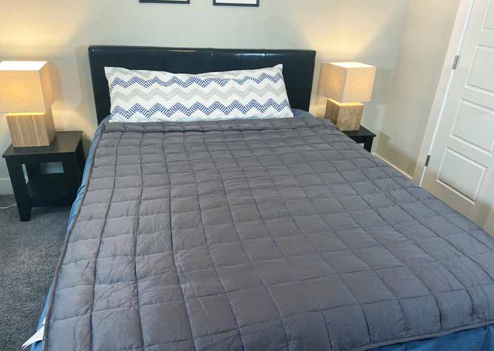 Dorm Bedding  Weighted Blanket for Adults and Kids