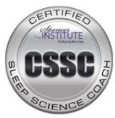 Certified Sleep Science Coach badge from the Spencer Institute