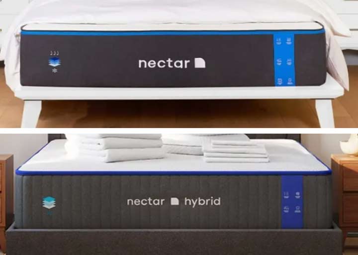 Nectar vs Nectar Hybrid Mattress Review (2024) Mattress Clarity