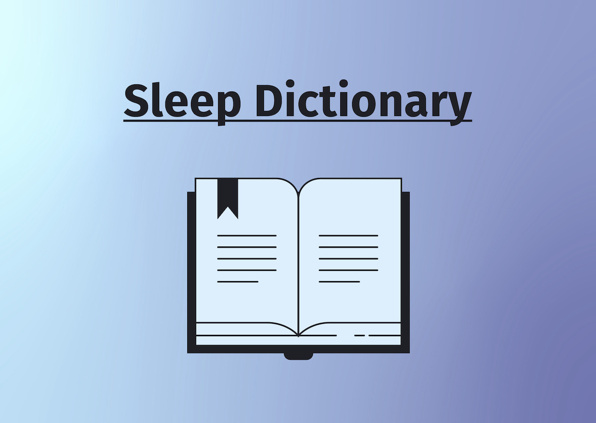 dictionary of sleep terms