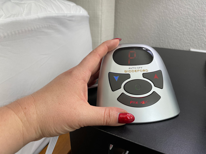 biddeford heated mattress pad error message