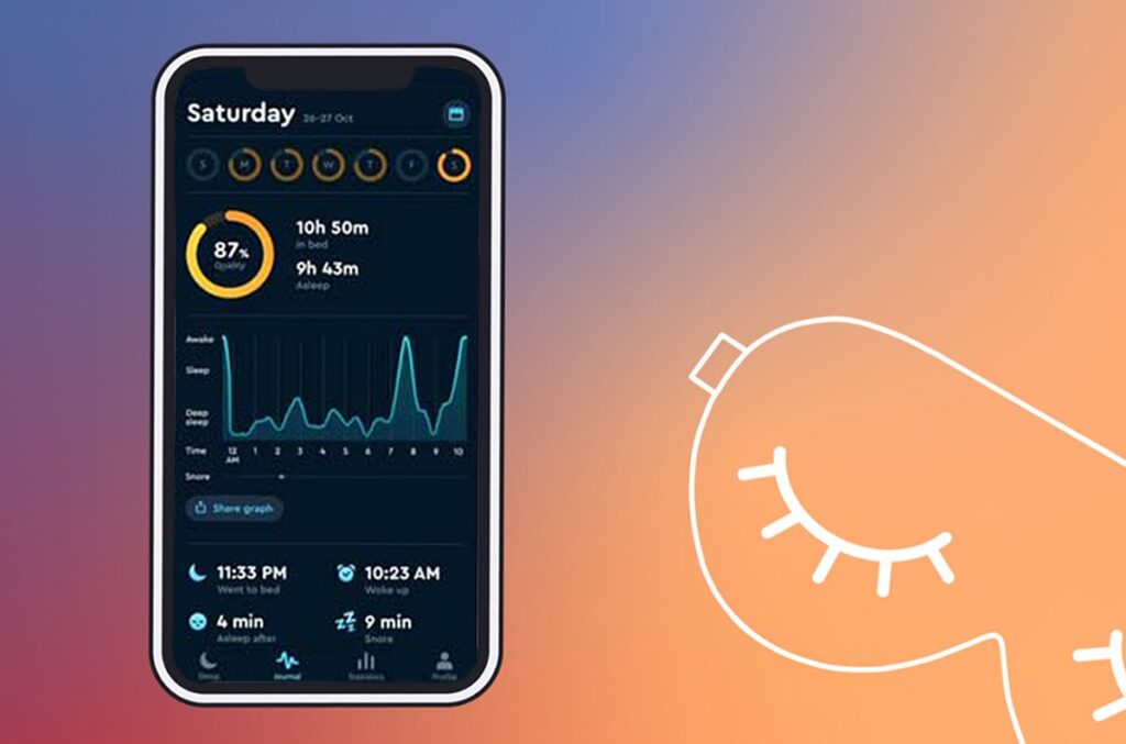 RISE app for Tracking Sleep