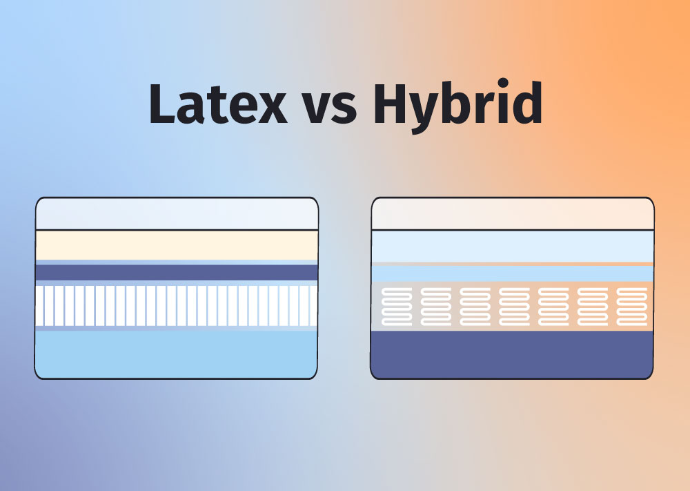 Latex vs Hybrid Mattresses (2025) Mattress Clarity