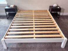 Birch Natural Wood Bed Frame