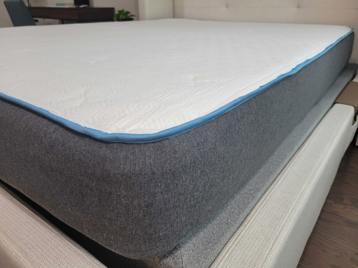 A close shot of the design of the Bear Original mattress