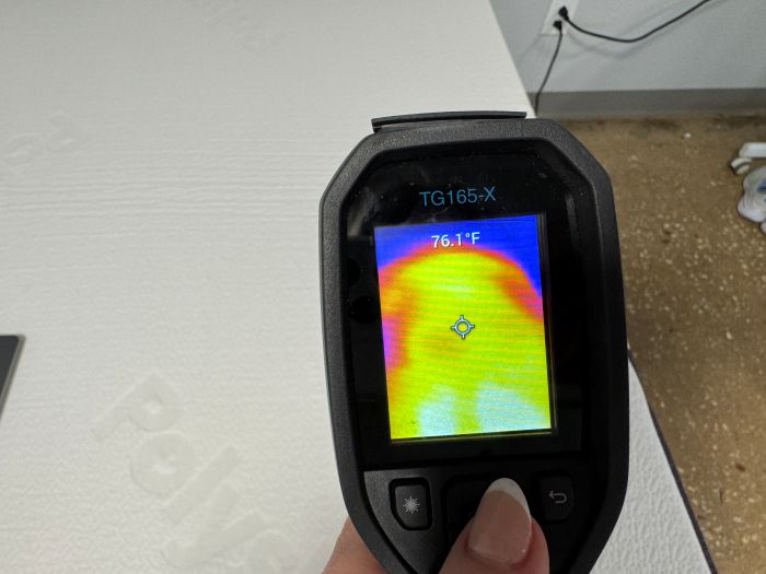 Polysleep Luna temperature reading