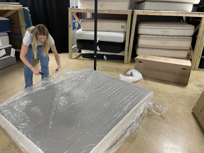 Unwrapping a Boring Hybrid Mattress