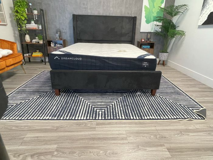 Front view of the DreamCloud Memory Foam mattress