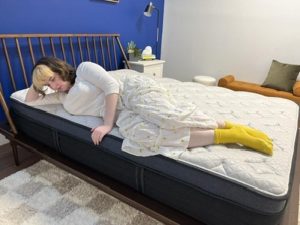 Helix Midnight Luxe full body edge support test