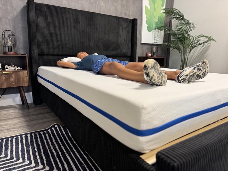 Back-sleeping on the Nectar Kids Mattress