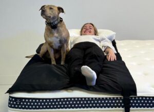 Generating pressure maps of the WinkBed Plus Mattress with our canine assistant
