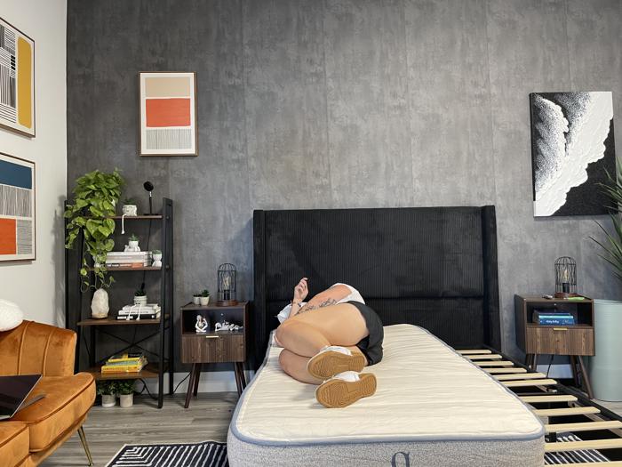 Side-sleeping on a Birch Kids Mattress