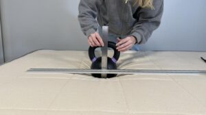 Sinkage test on the Nolah Natural Mattress