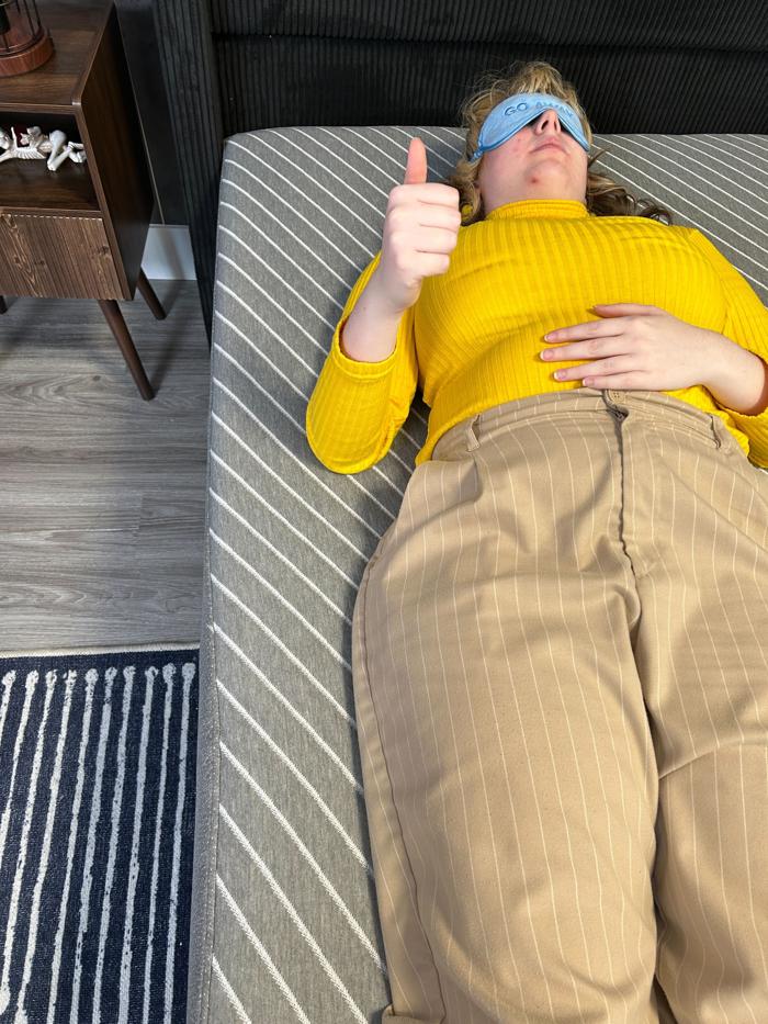 Partner test on the Siena Signature Mattress