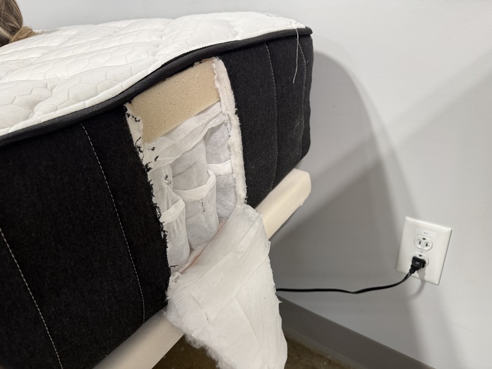 The interior layers of the Titan Plus Core mattress