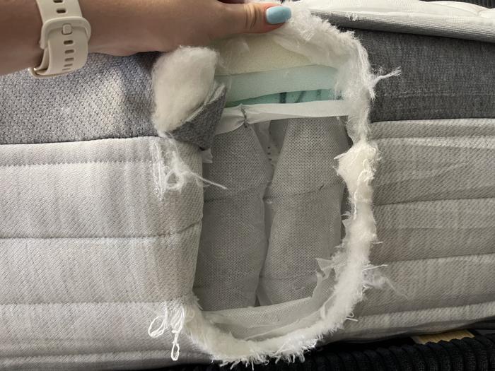 Construction of the Helix Plus Mattress